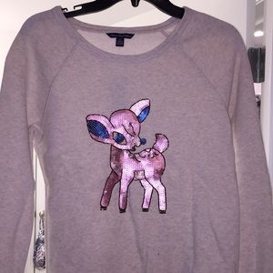 AE brand new sweatshirt with sequin detailing